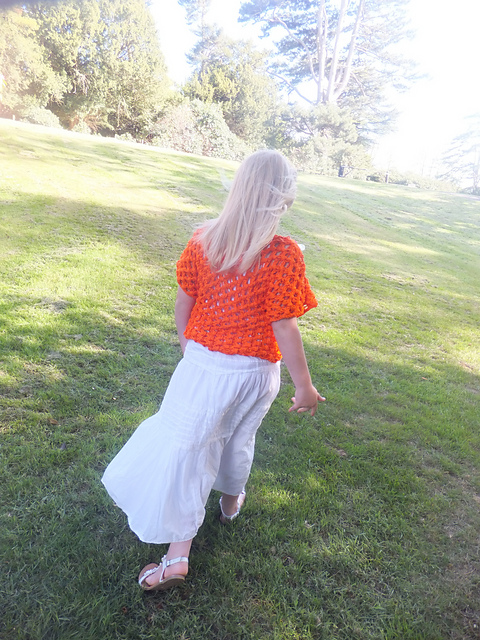 Gathered Lattice Top