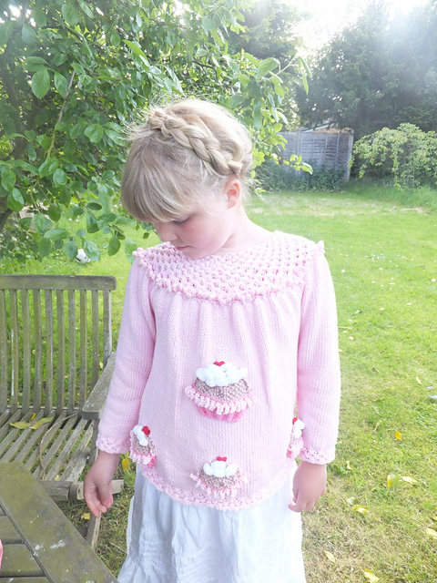 "Cottage" Cupcake Sweater