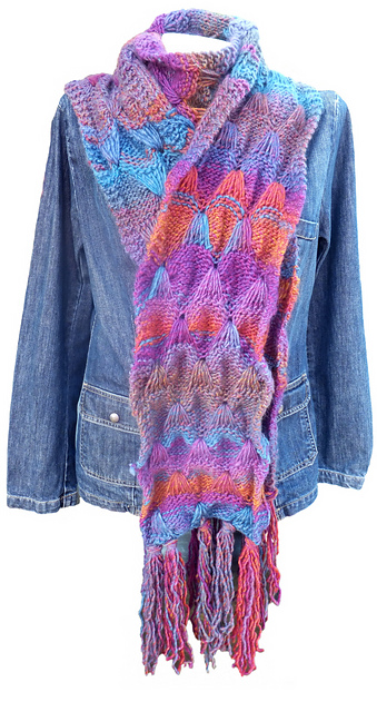 "Waterways" Cluster Scarf