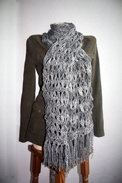 Giant Harlequin Lace Effect Scarf