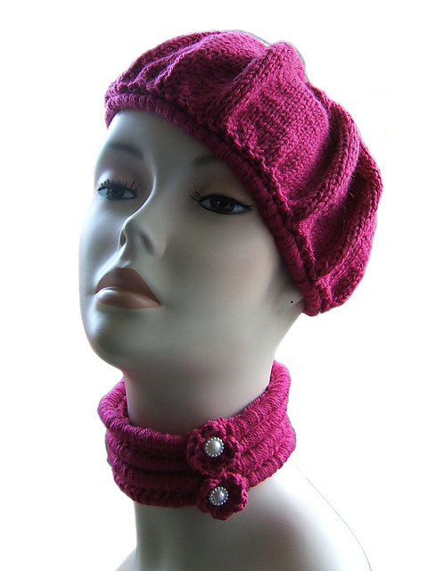 Beret with Necktie