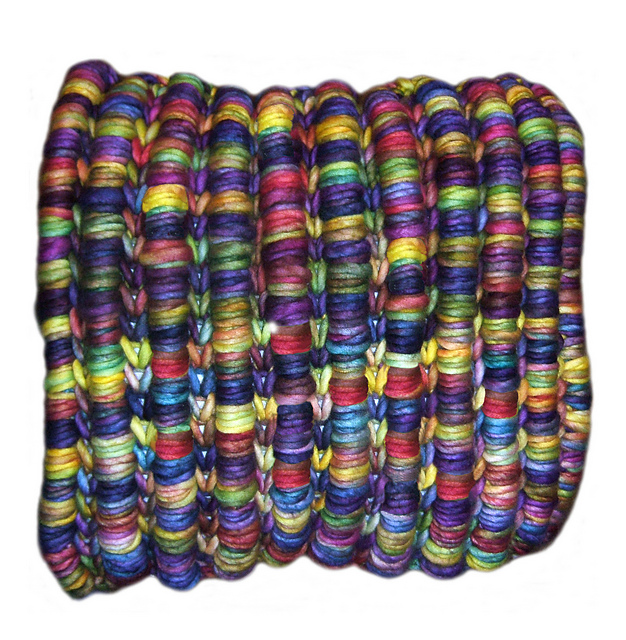 Chunky Rainbow Cushion and Coat Hanger Cover
