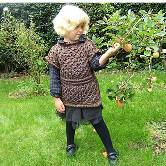 Rustic Harlequin Tunic with Cropped Variation