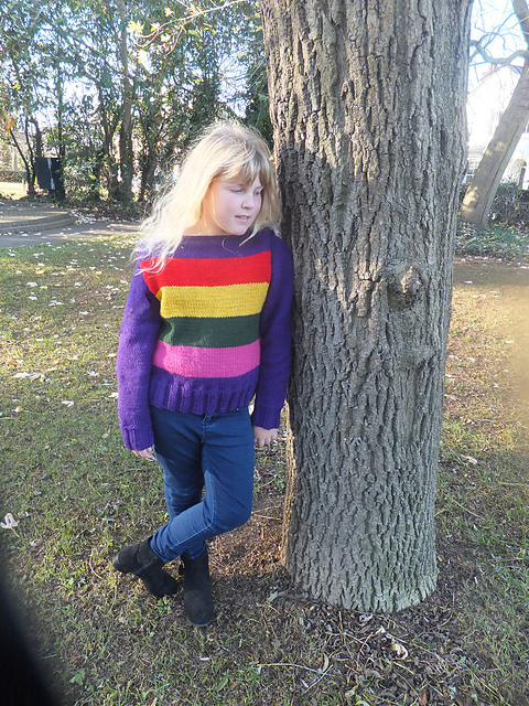 Easy Knit Paintbox Sweater