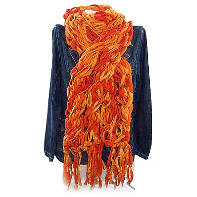 Eco Knit Bonfire Scarf