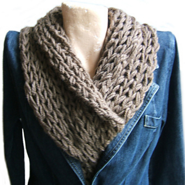 Rustic Rib Shawl Collar Necktie