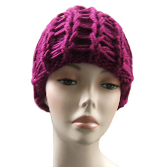 Double Fabric Beanie Hat