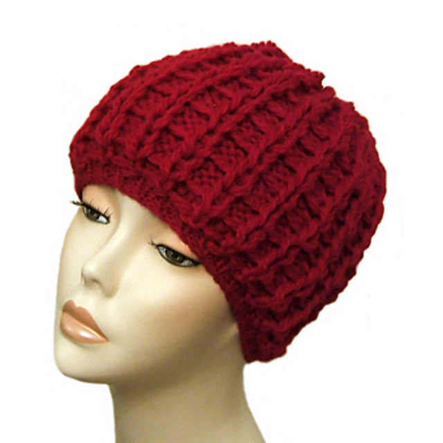 Eco Knit Ladder Rib Beanie Hat