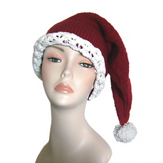 Eco Knit Santa Hat With Or Without Trim Options