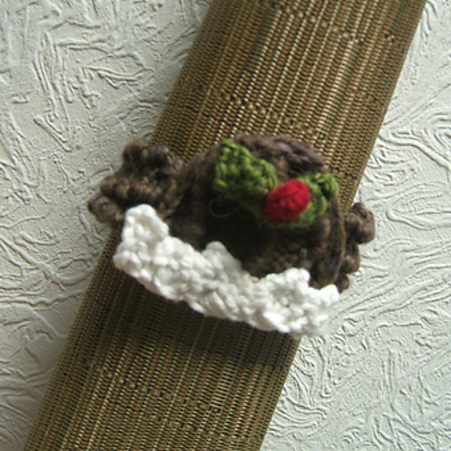 Christmas Pudding Napkin Rings