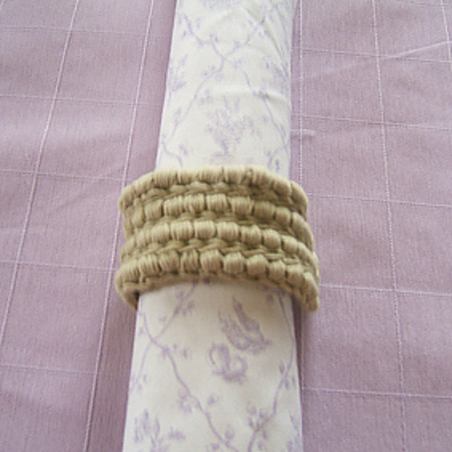 Textured Napkin Ring Plain Version