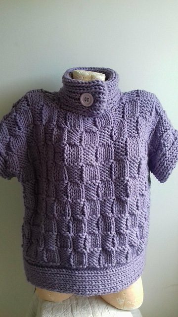 Super Chunky Chequered Slipover