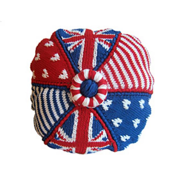 Red White and Blue Cushion Cover