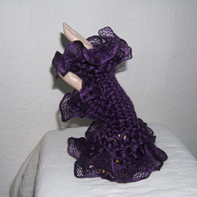Gothic Effect Fingerless Mittens