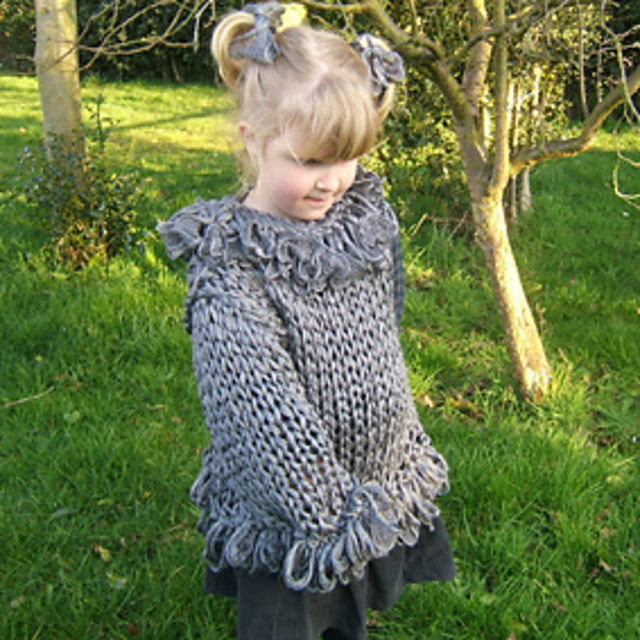 Quick & Easy Knit Butterfly Wing Edged Sweater