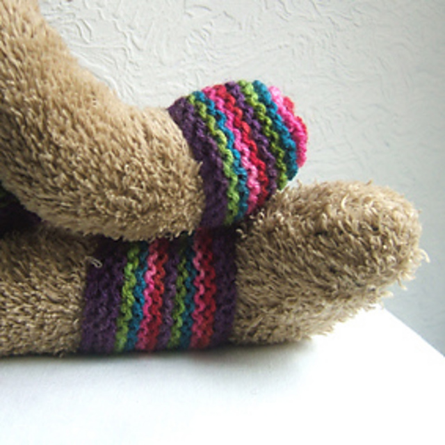 Knit & Multiply Teddy LegWarmers And Mittens