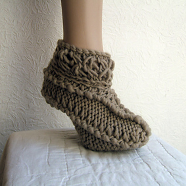 Adult Boot Slippers