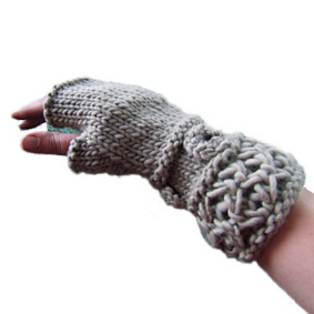 Adult Fingerless Mittens