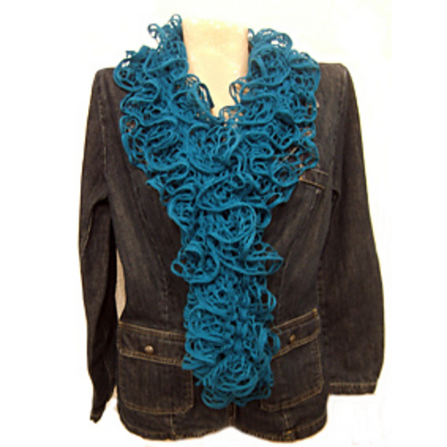 Cobweb Ruffled Scarf