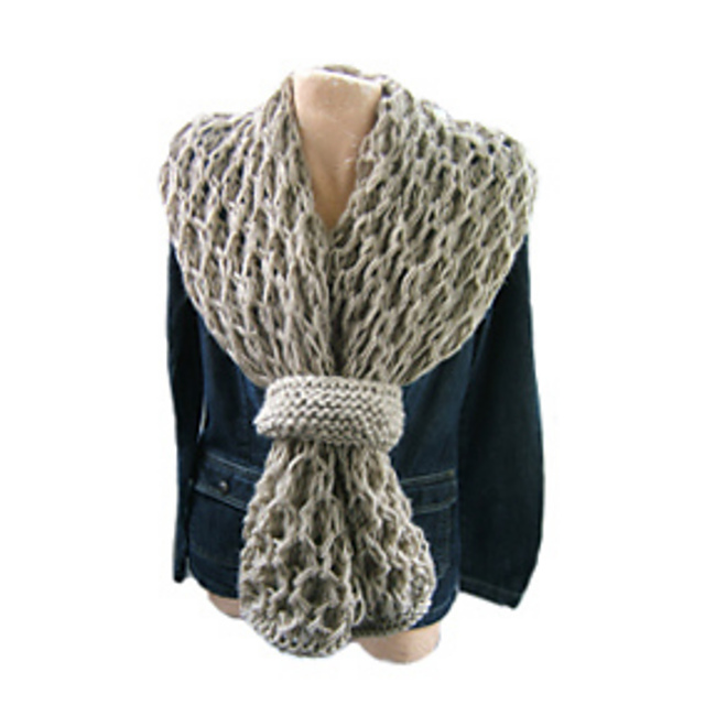 Eco Knit Organic Shawl With Toggle