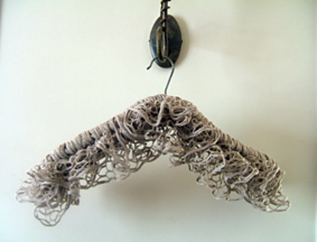 Rustic Cobweb Boned Dress Hanger Cover