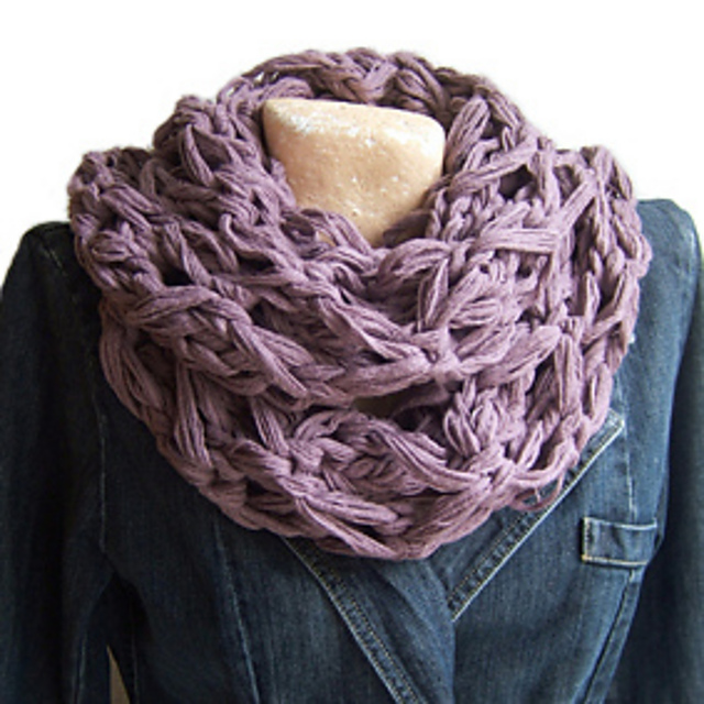 Giant Harlequin Cowl Effect Neck Warmer