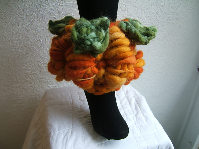 Child/Adult Rustic Pumpkin Ankle Warmers