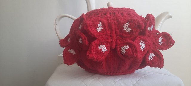 Valentine Heart Butterfly Tea Cosy
