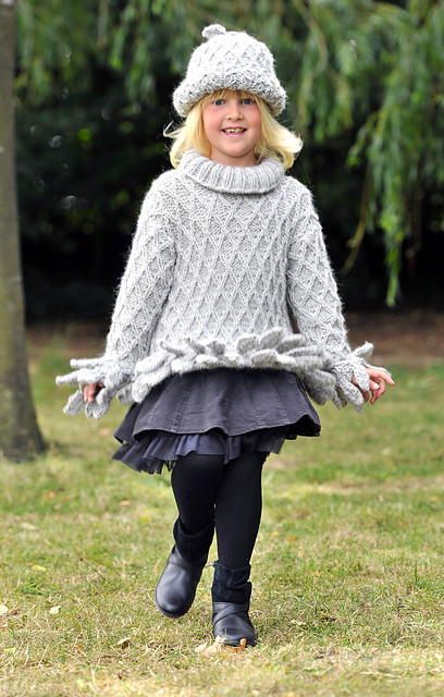 Eco Knit leaf Tab Child/Adult Sweater