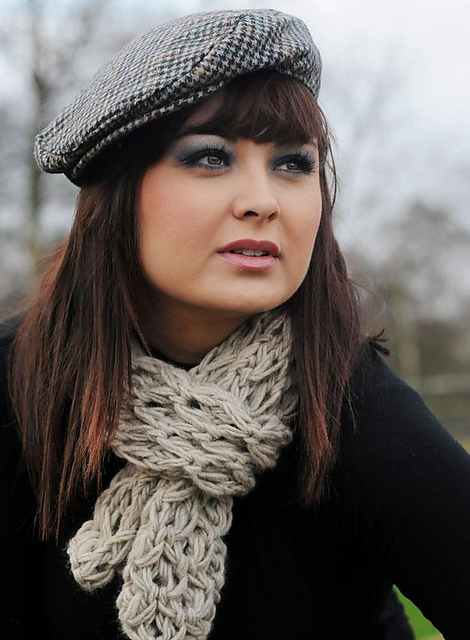 Eco Knit Child/Adult  Rural Organic Scarf