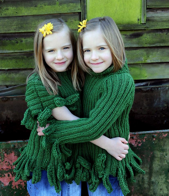 Peapod Tab Sweater with Tunic Variation