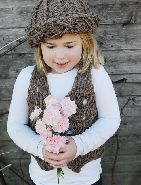 Up The Allotment Rustic Waistcoat and Brimmed Hat