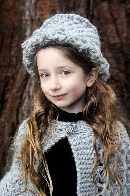 Flame Cape with matching brimmed hat