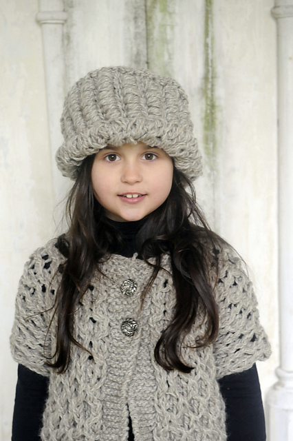 eco knit Harlequin Quick Knit cardigan