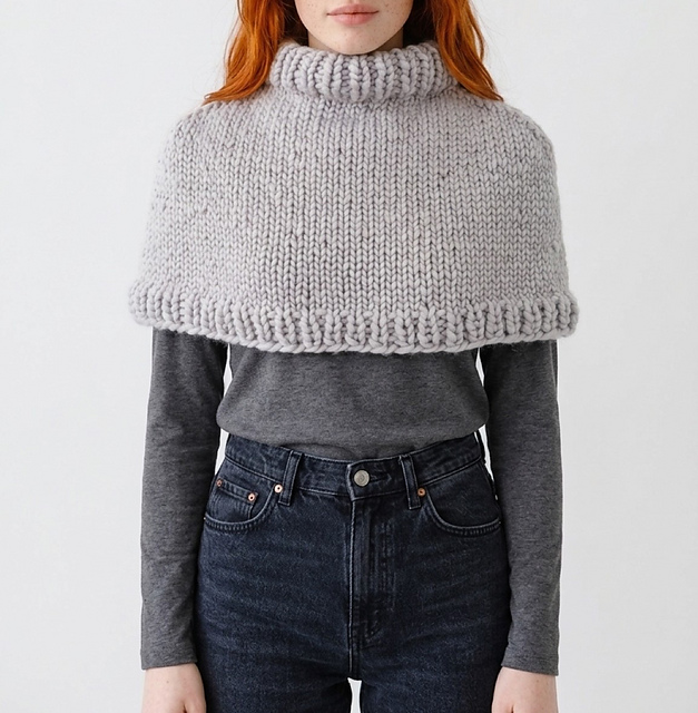 Ss Tileable Pattern Ravelry: Cape Poncho ONE pattern by Sylvia Heidinger