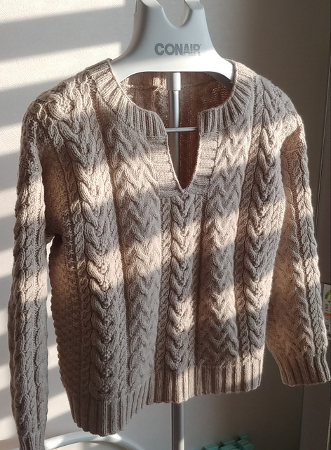 219AW-01 Soupir Aran Sweater