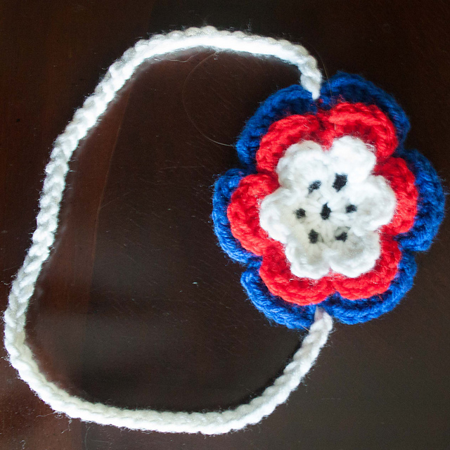 3 Layer Flower Headband