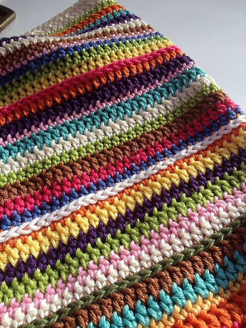 Colourful cotton bag - Fargerik bomullsveske