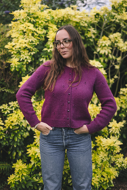 Prune Cardigan