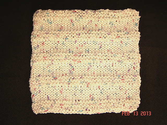 Knit & Purl Dishcloth