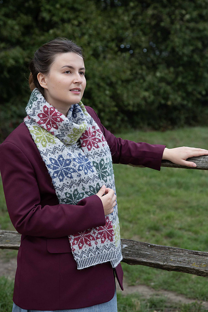 Snow Crystal Scarf