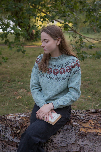 Fairisle Sheep Yoke Sweater