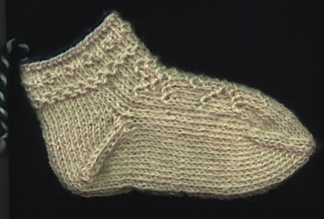 Textured Twined Knitted Socks Workshop