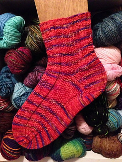 Strikingly Textured Socks