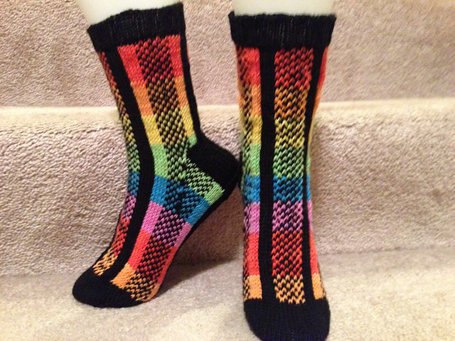 Strikingly Striped Socks