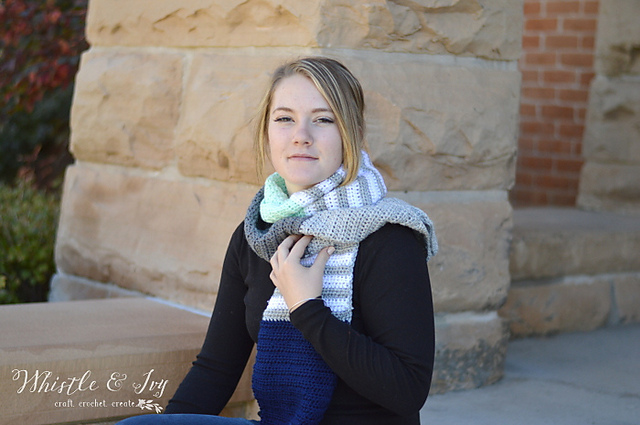 Stripes and Solids Scarf