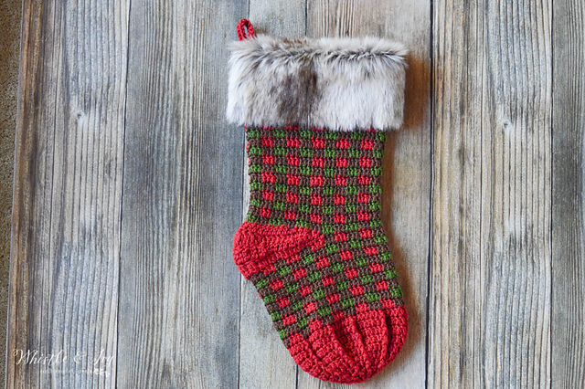 Plaid Stocking