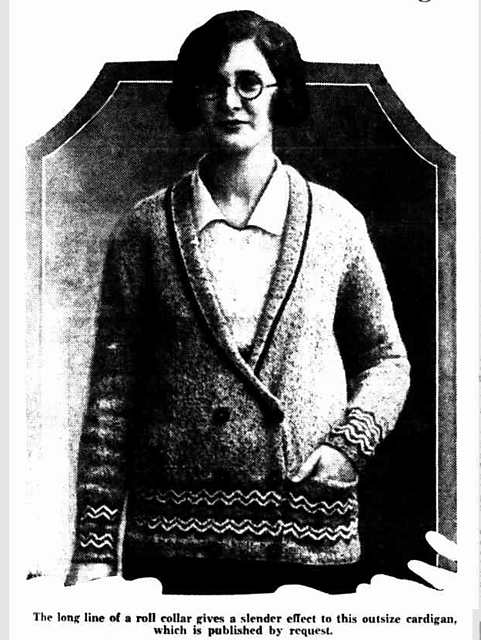 Woman's Outsize Cardigan