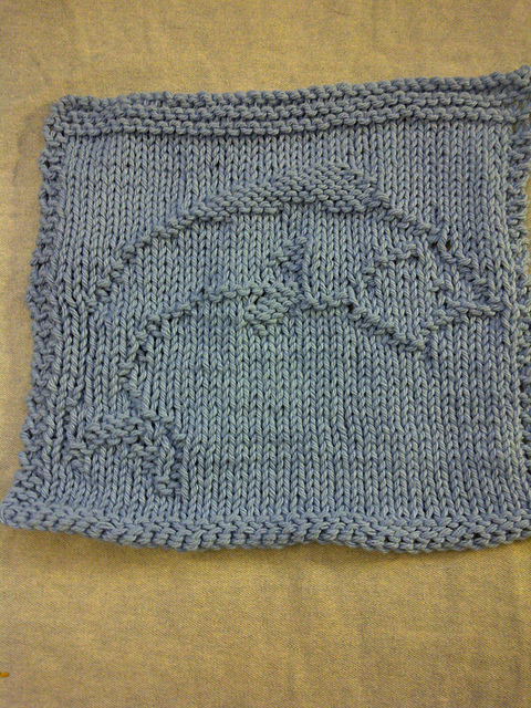 Trout Dishcloth