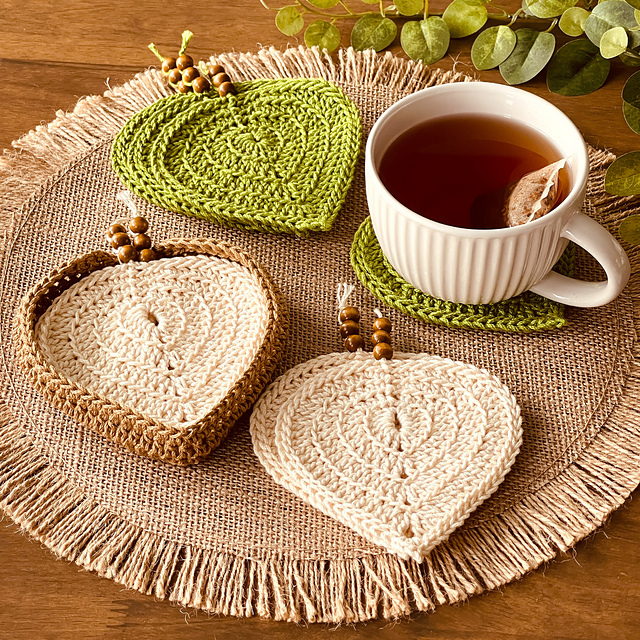 Peaceful Garden Leaf Coaster
